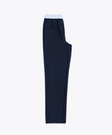 Wool Blend Trousers with Contrast Trim