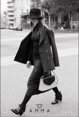 Ella - black stampa cocco