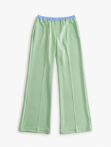 Pantalone Wide-Leg Verde