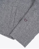 grey herringbone jacket