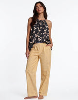 Pantalone giallo a righe