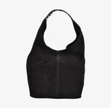 Big suede black bag