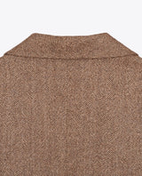 Brown Herringbone Jacket