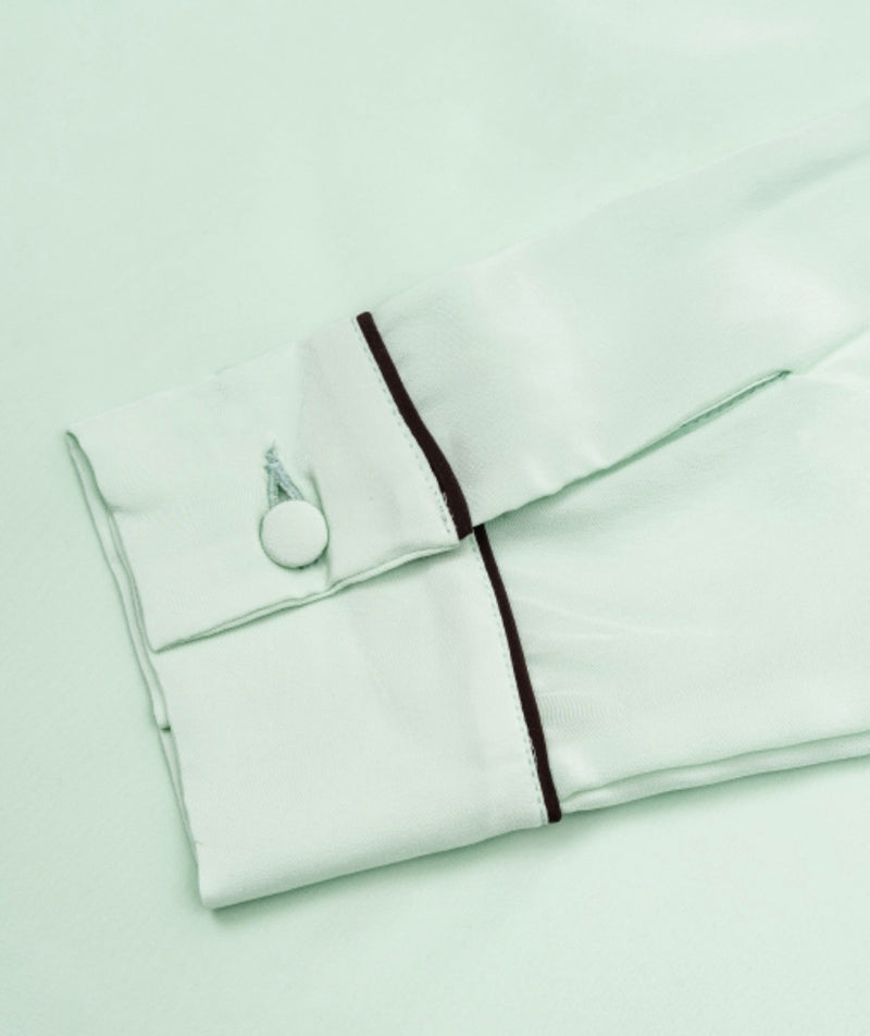 Mint Green Silk Shirt