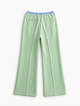 Pantalone Wide-Leg Verde